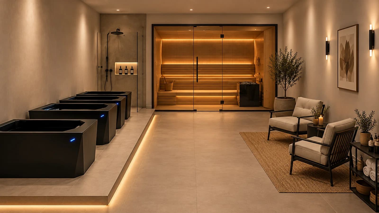 Contrast suite at Nü Wellness Club